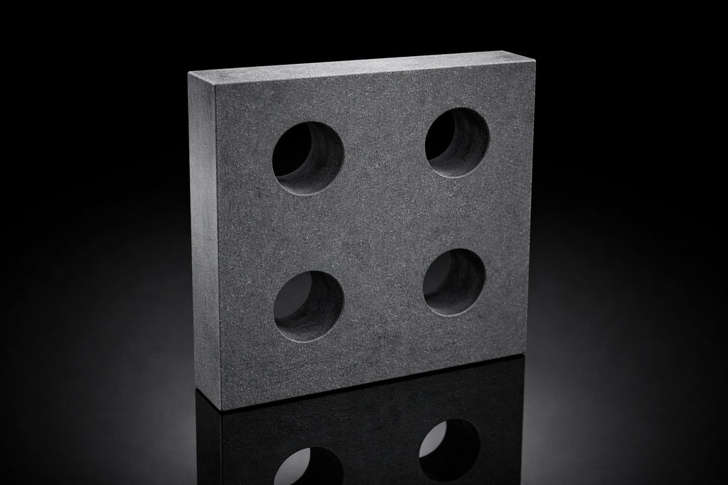 6 face 16 x 16 x3 Master Granite Square (4 holes)